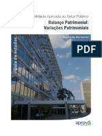 Balanço Patrimonial Variações Patrimoniais