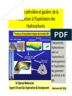 1ère Partie - Génératlités Et Historique de L'industrie Des Hydrocarbures en Algérie