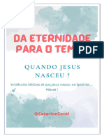 ESTUDO - Quando Jesus Nasceu - Da Eternidade para o Tempo