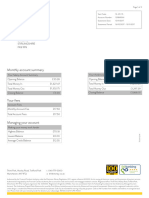 Monthly Account Summary: Page 1 of 3