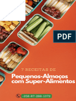 Receitas para Deleciosos Pequenos Almocos