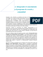 Actividad 6.1 INTEGRANDO EL CONOCIMIENTO AL PAEC