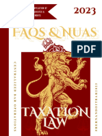 TAXATION LAW - FAQsNUAs 2023