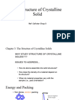 Module 2 The Structure of Crystalline Solid