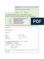 Integration by Parts