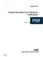 NIST For Liquid Volume SP250-72 2014