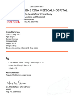 Prescription of Afrin Rahman