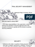 Industrial Security Management Cpep