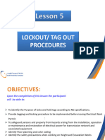 Lockout/ Tag Out Procedures