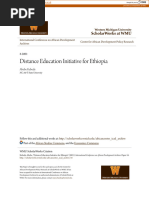 Distance Education Initiative For Ethiopia: Scholarworks at Wmu