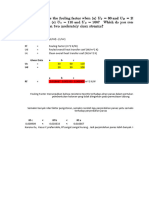 Fouling Factor: Given Data A B C Uc Ud