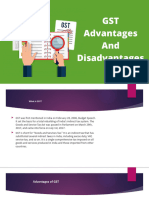 Advantages and Disadvantages of GST