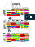 Horarios Secundaria 1