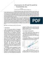 Determination of Parameters For HS and SS Model For Transdanubian Clay