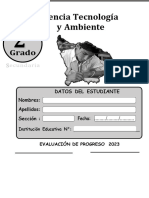 2da Evaluacion - 2do A-Jpb-Ciencia y Tecnología-01 Noviembre