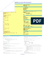 Postgresql83 PLPGSQL Cheatsheet A4