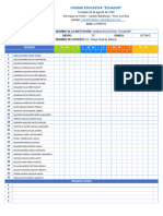 Lista de Asistencia