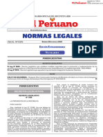 Normas Legales: Dición Xtraordinaria