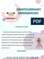 Genitourinary Emergencies BSN 4 2. 2