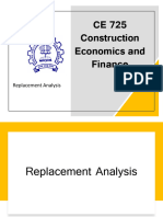 Replacement Analysis