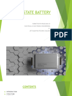 Solid-State Battery: Submitted By:Pragildas CK Electrical & Electronics Engineering S5 JDT Islam Polytechnic College