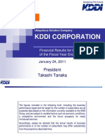 Kddi Corporation: President Takashi Tanaka