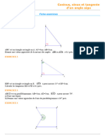 Seconde Trigonometrie Chapitre1 Ex