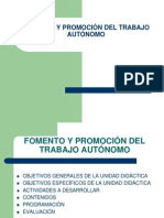 Fomento y Promoción Del Trabajo Autónomo