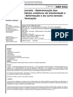 NBR-8522 - 2003 Ensaio Modulo de Elasticidade Concreto