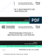 PPT 2023 20 - 2 - Propiedades Físicas-Mecánicas de Las Rocas