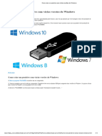 Como Criar Um Pendrive Com Várias Versões Do Windows