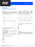 Questions-Book Fisica Cinematica Movimento-Uniformemente-Variado