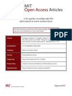 Design For Quality - Reconfigurable Flat Optics