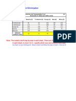 Class 3 and 4 - SunOil Cost Minimization Problem - Excel Help File