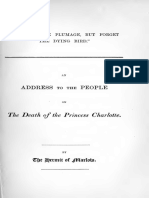 P. B. Shelley, 'An Address To The People On The Death of The Princess Charlotte'