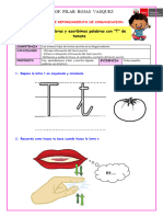 Reforzamiento Com Leemos y Escribimos Palabras Con T de Tomate