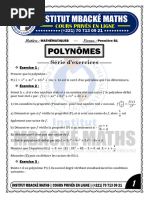 TD Polynômes 1S1