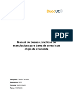 Manual de BPM para Barras de Cereal