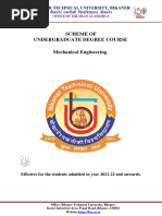 Scheme of Mechanical Engineering