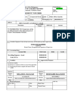 New Disbursement Voucher