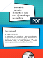 La Eucaristia Renovación Del Sacrificio en La Cruz y Jesus Siempre Nos Perdona