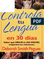 Controla Tu Lengua en 30 Días - Deborah Smith