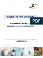 Activity 6 Equilibrium and Le Chatelier - S Principle