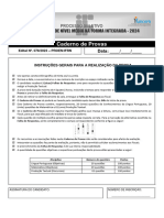 Cadernos de Provas - Cursos Tecnicos Integrados 2024