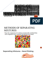 8 Methods of Separating Mixtures