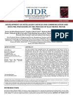 Development of Intelligent Devices For Communication and Data Pre-Processing in The Process of Electronic Meter Testing