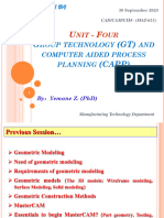 Unit - 4 - GT and CAPP Summary 2015