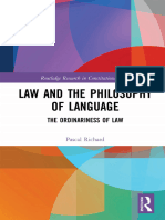 Law and Philosophy of Language Ordinariness of Law (Pascal Richard) (Z-Library)