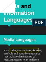 LESSON 5 Media and Information Languages