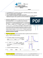 Instrucciones:: y FX X Un Cero de Multiplicidad Dos y en X Un Cero de Multiplicidad